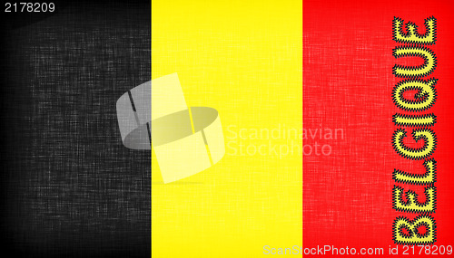 Image of Flag of Belgium with letters