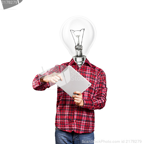 Image of Lamp Head Man With Touch Pad