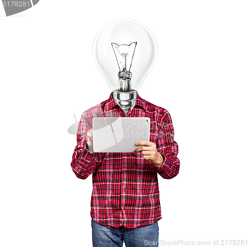 Image of Lamp Head Man With Touch Pad