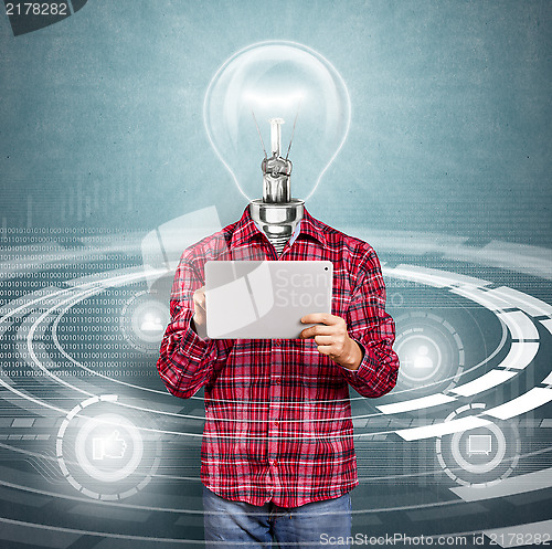 Image of Lamp Head Man With Touch Pad
