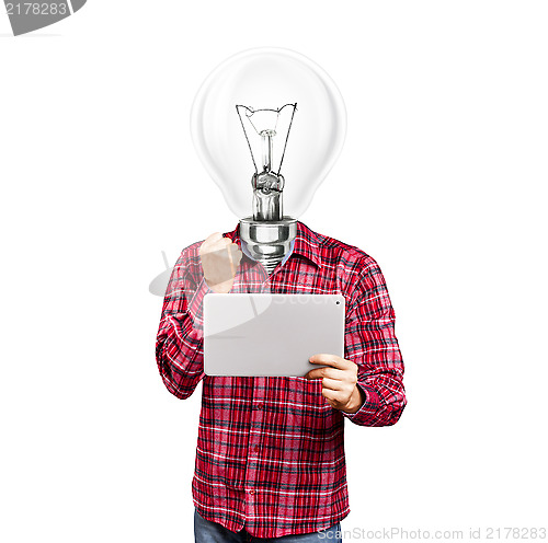 Image of Lamp Head Man With Touch Pad