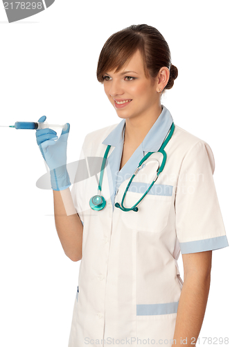 Image of doctor with syringe