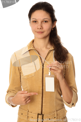 Image of woman at meeting on the conference