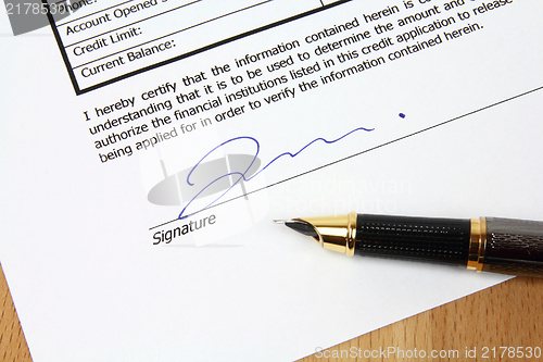 Image of Signed agreement