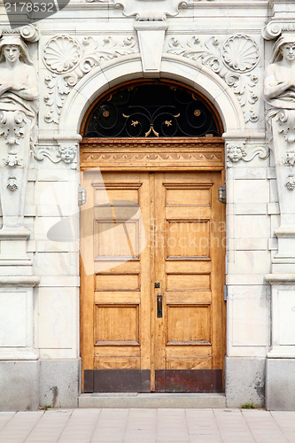 Image of Stockholm old door