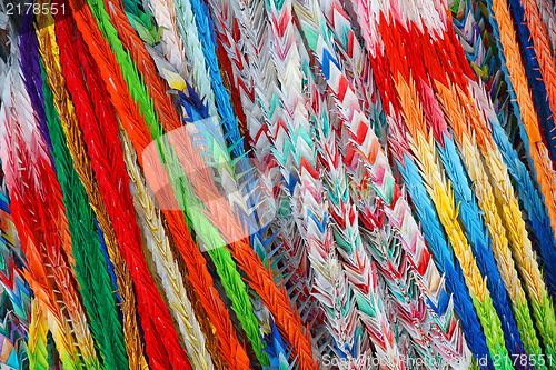 Image of Origami cranes