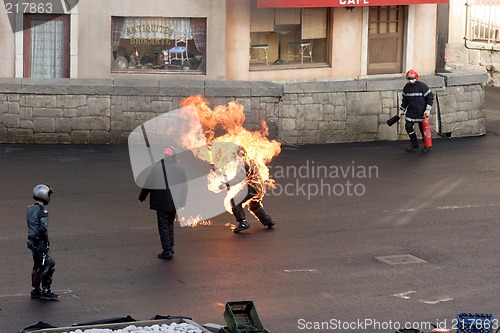 Image of Fire stunt