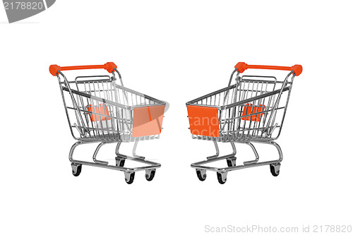 Image of Two shopping carts