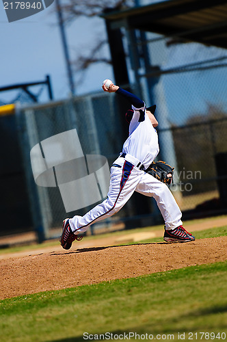 Image of Little league pitcher