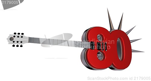 Image of number eighty guitar