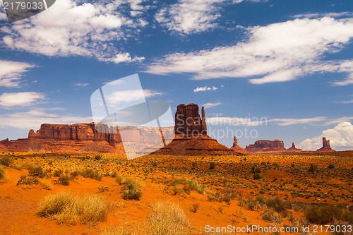 Image of Famous Monument Valley in USA
