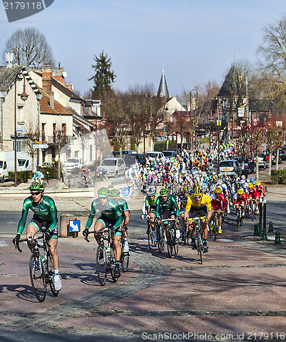 Image of Paris Nice 2013 Cylcing Rrace- Stage 1 in Nemours