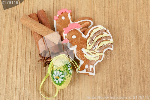 Image of Easter ginger breads and cinnamon