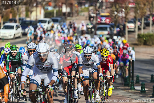 Image of The Peloton- Paris Nice 2013 in Nemours