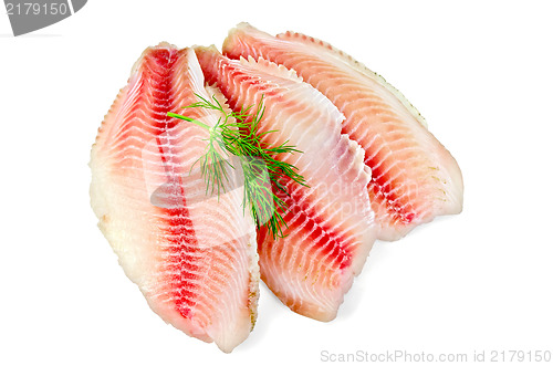 Image of Fillets tilapia with dill