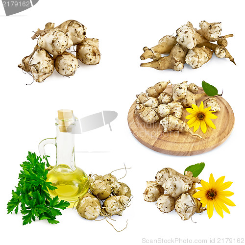 Image of Jerusalem artichokes set