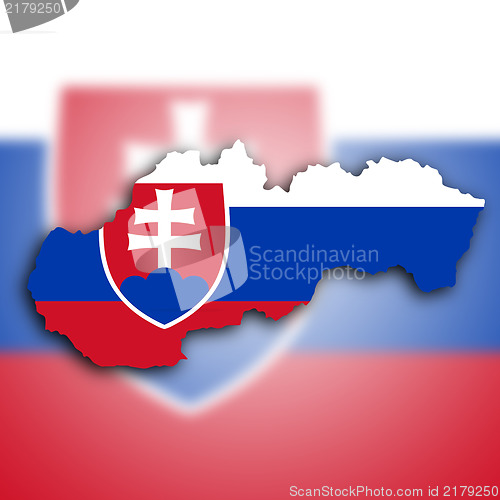 Image of Map of Slovakia