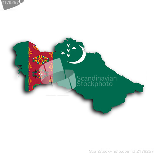 Image of Map of Turkmenistan