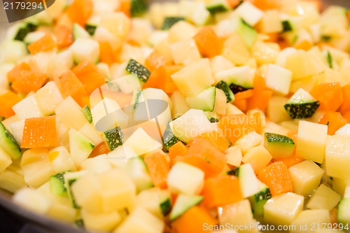 Image of Chopped vegetables