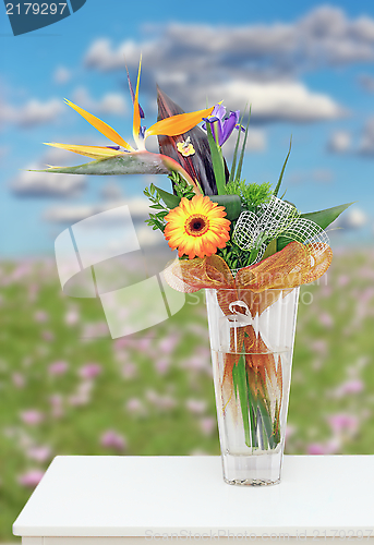 Image of beautiful floral arrangement