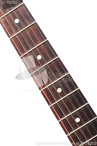 Image of electric guitar neck