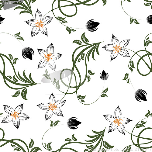 Image of Seamless floral pattern