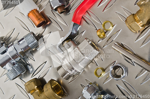 Image of Plumbing Kit on a metal surface