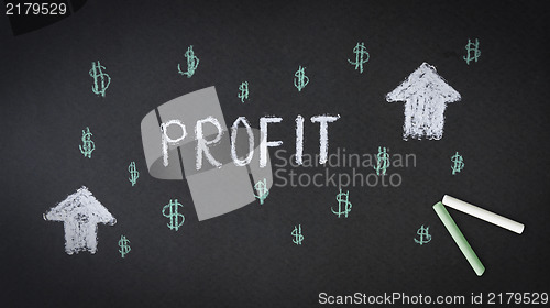 Image of Profit Chalk illustration