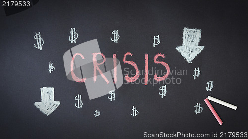 Image of Crisis Chalk Drawing