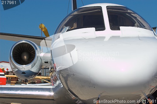 Image of nose of jet