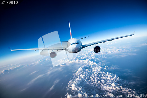 Image of Passenger Airliner in the sky