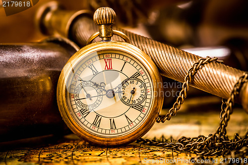 Image of Antique pocket watch.