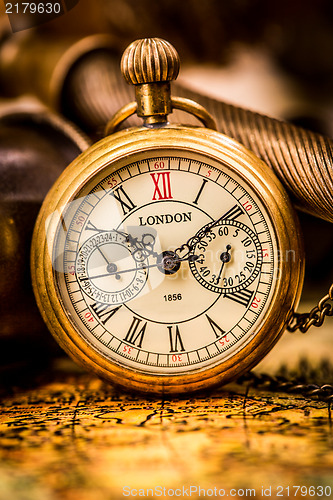 Image of Antique pocket watch.