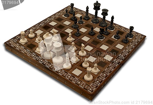 Image of Chess on a white.