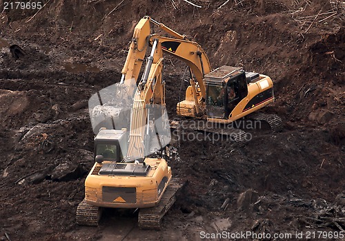 Image of Excavators.