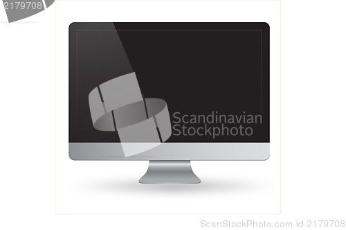 Image of Computer display isolated on white