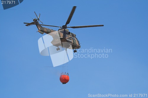 Image of firefighting helicopter