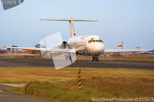 Image of commercial jet liner