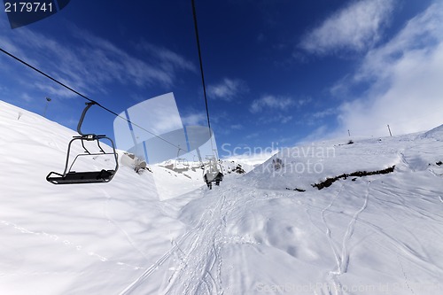 Image of Chair-lift at ski resort