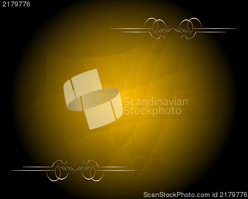Image of elegant yellow gold background with abstract vintage grunge background wall texture ribbon stripe
