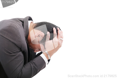 Image of Depressed business man 