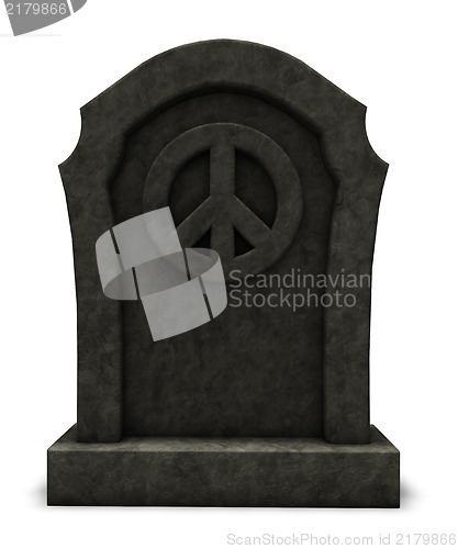 Image of dead peace