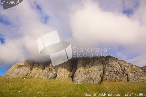 Image of Cloudy cliffs