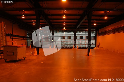 Image of empty warehouse