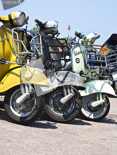 Image of Old Vespa scooter