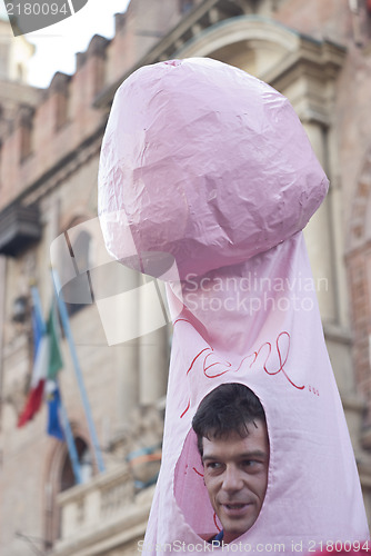 Image of Participants at gay pride 2012 of Bologna