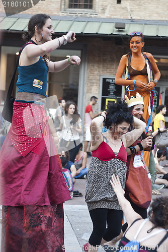 Image of Participants at gay pride 2012 of Bologna