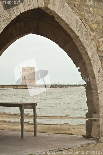 Image of Detail of salines near trapani