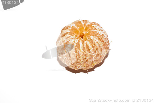 Image of Mandarin on white