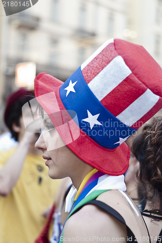 Image of Participants at gay pride 2012 of Bologna